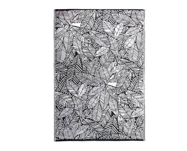 location tapis d'extérieur noir et blanc