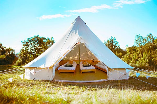 tente tipi lodge experience 4 Personnes 20m2