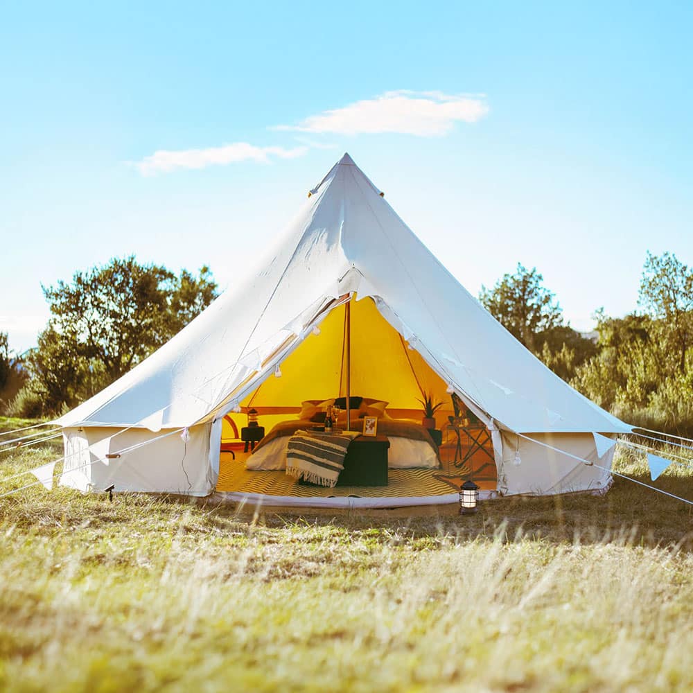 tente tipi lodge luxe couchage 2 personnes